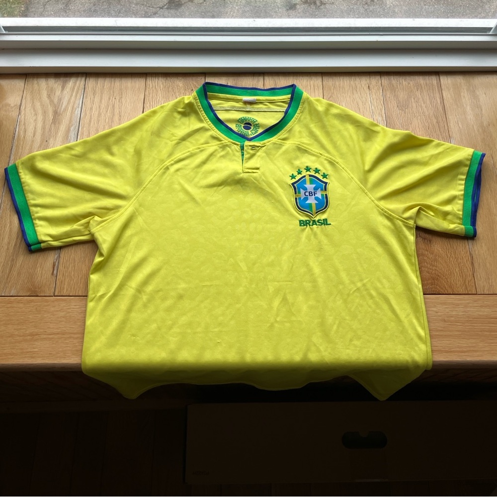 BRASIL (BRAZIL) unisex Small - Soccer Jersey